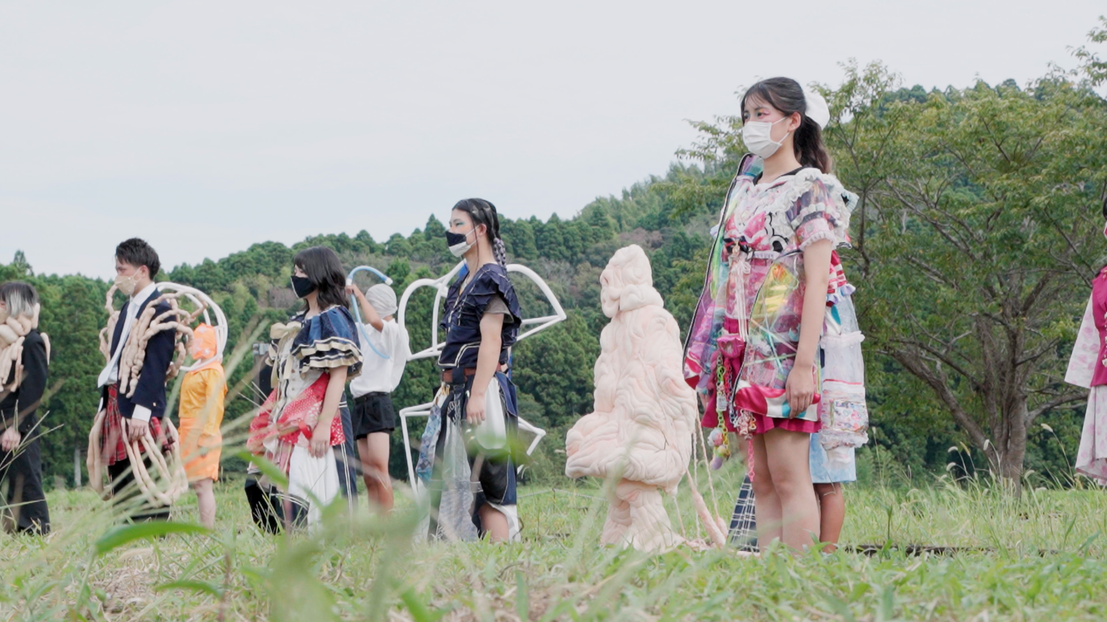 いすみ鉄道ファッションショー「登下校」